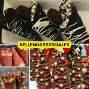 CONOS TRUFADOS RELLENOS ESPECIALES